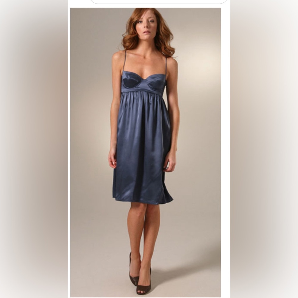 Ingwa melero vintage silk cocktail dress